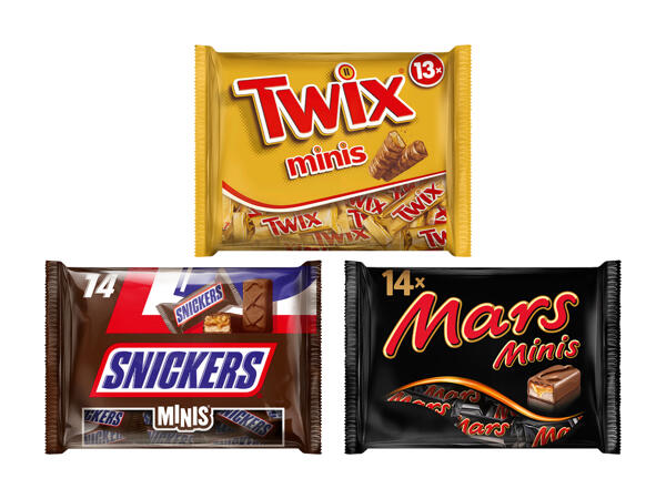 Mini barres chocolatées