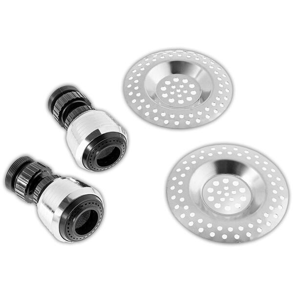 Schwenkbrausen-/ Abflusssieb-Set