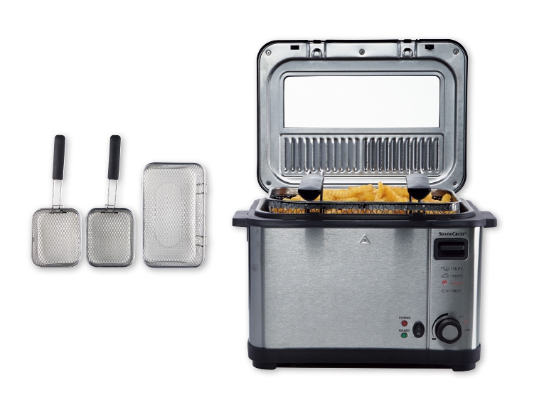 Silvercrest Kitchen Tools 2,000W Stainless Steel Deep Fryer