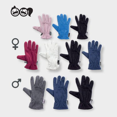 Gants en fleece