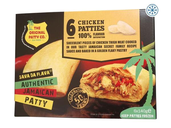 The Original Patty Co Patties 6 pack - Chicken