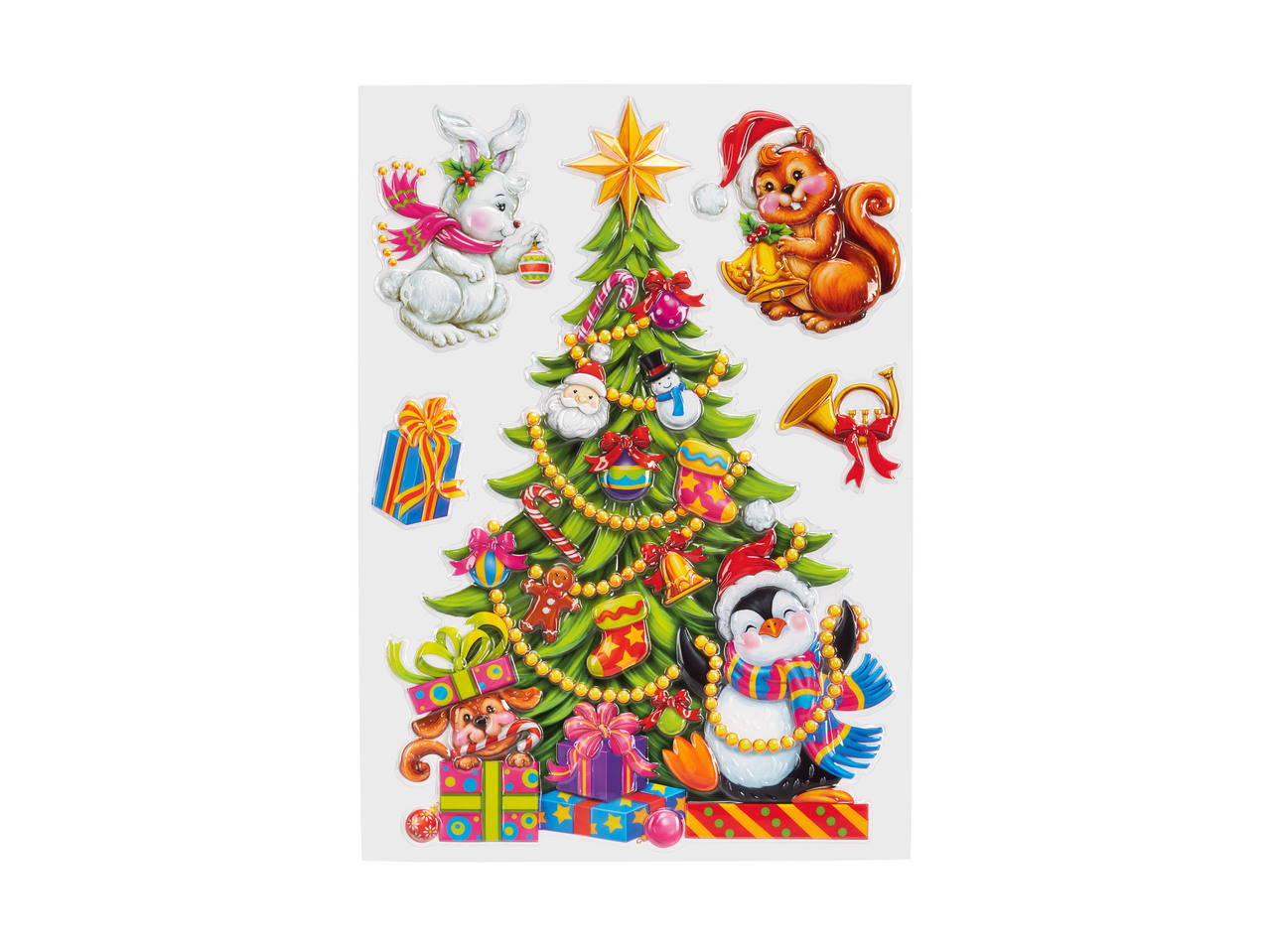 3D Christmas Stickers