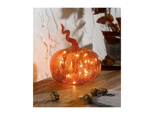 Livarno Home Light-Up Decorative Pumpkin With A Curled Stem