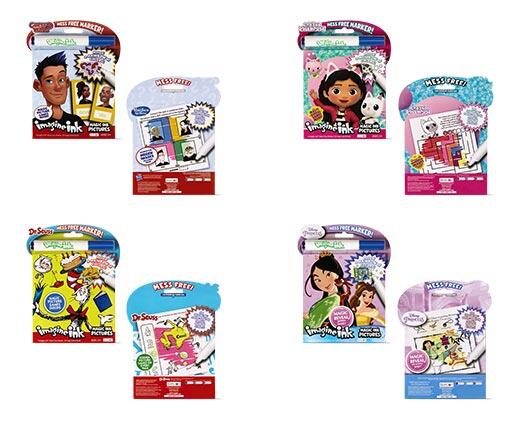 Bendon Inc. 
 Magic Ink or Mess-Free Games Coloring Pad
