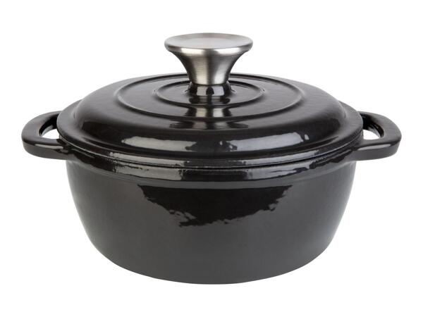 Livarno Home 1.3L Cast Iron Casserole Dish