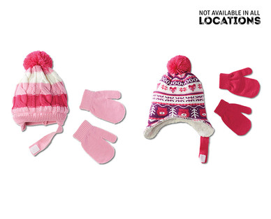 Lily & Dan Children's Winter Hat and Glove Set