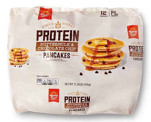 Breakfast Best Protein Buttermilk & Chocolate Chip Pancakes