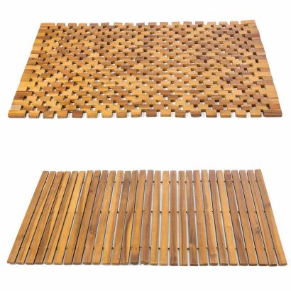 Badvorleger aus Holz
