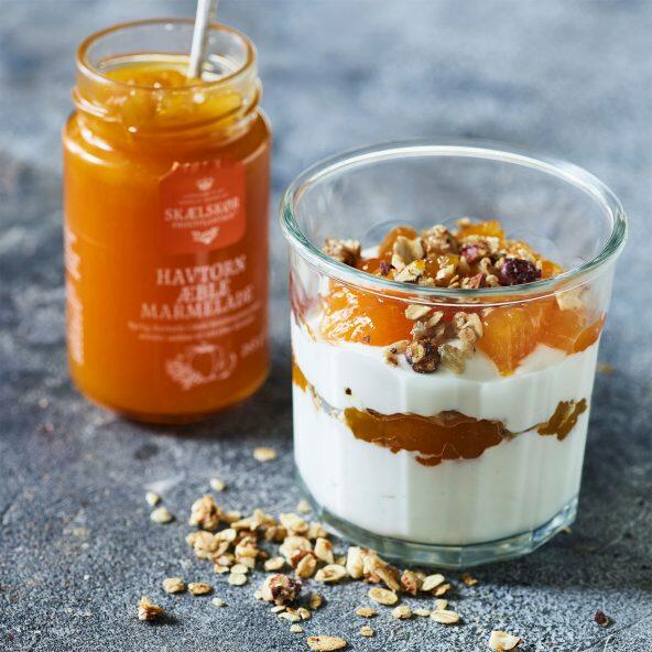 SKÆLSKØR 	 				Havtorn/æble marmelade