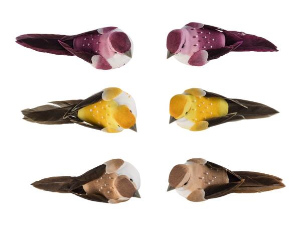 Livarno Home Bird Decorative Clips - 6 Pack