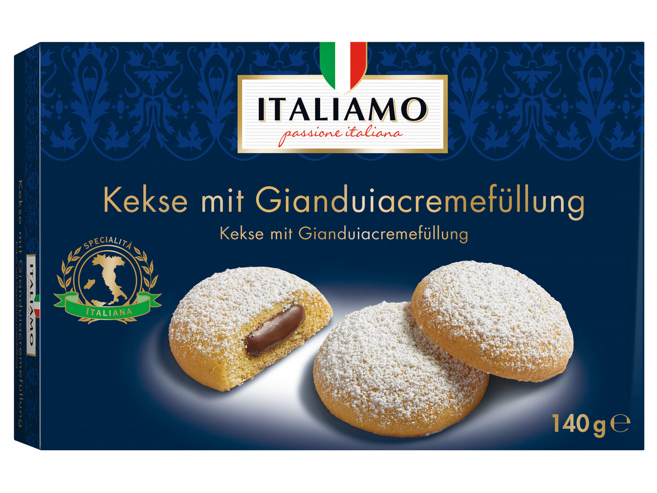 ITALIAMO Kekse mit Gianduiacremefüllung