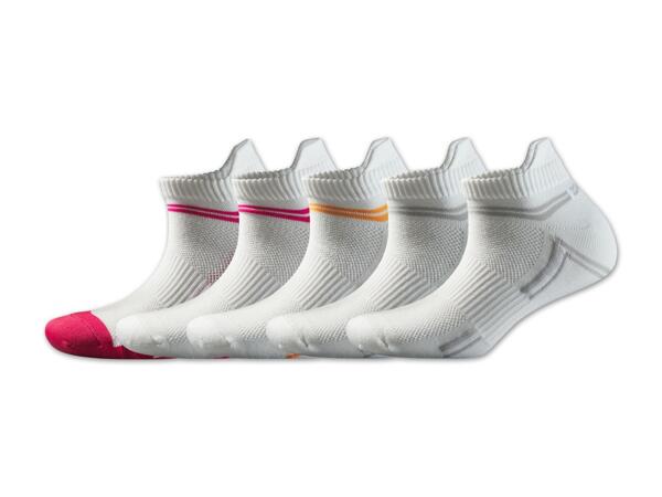 Damen/Herren Fitnesssocken, 5 Paar