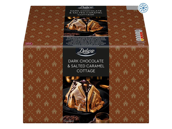 Deluxe Dark Chocolate & Salted Caramel Cottage