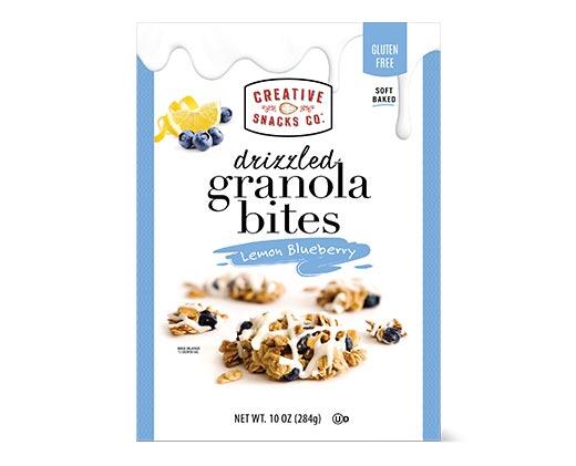 Creative Snacks Honey Pecan or Lemon Blueberry Granola Drizzlers