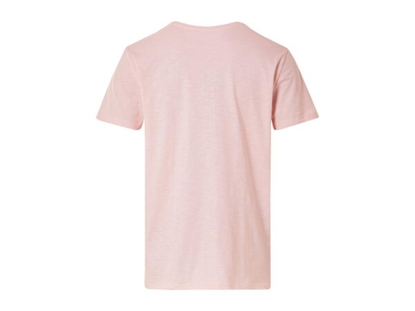 Livergy Men's Pink T-Shirt