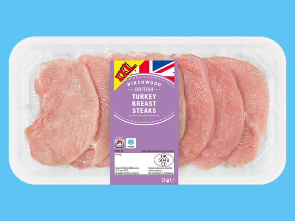 Birchwood British Turkey Breast Steaks