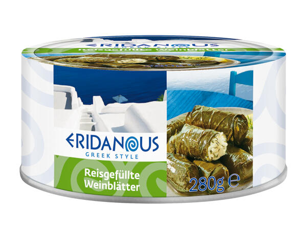 Reisgefüllte Weinblätter