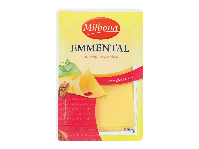 Emmentaler in sneden