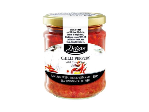 Ground Chillis in Olive Oil