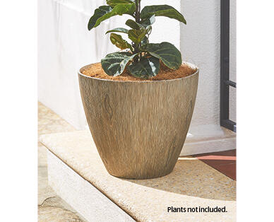 Timber-Look Planter