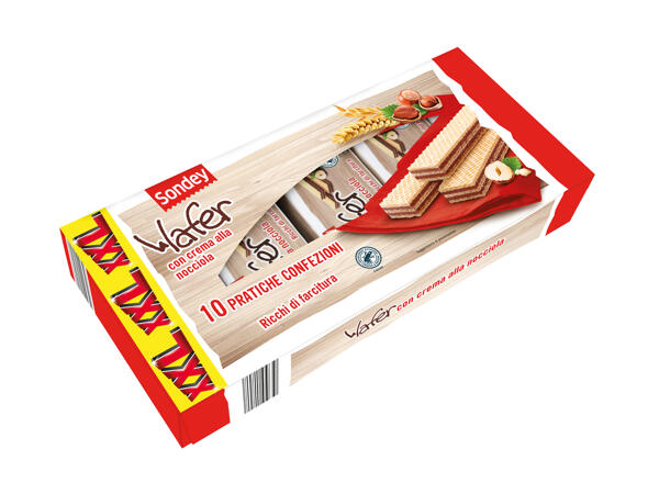 Wafers with Hazelnut Cream