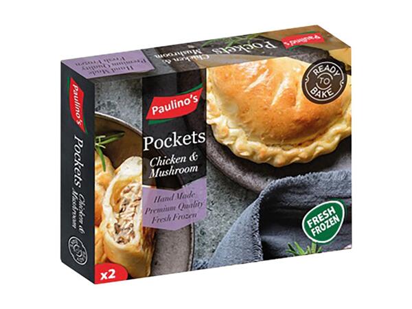 Chicken and Mushroom Pockets