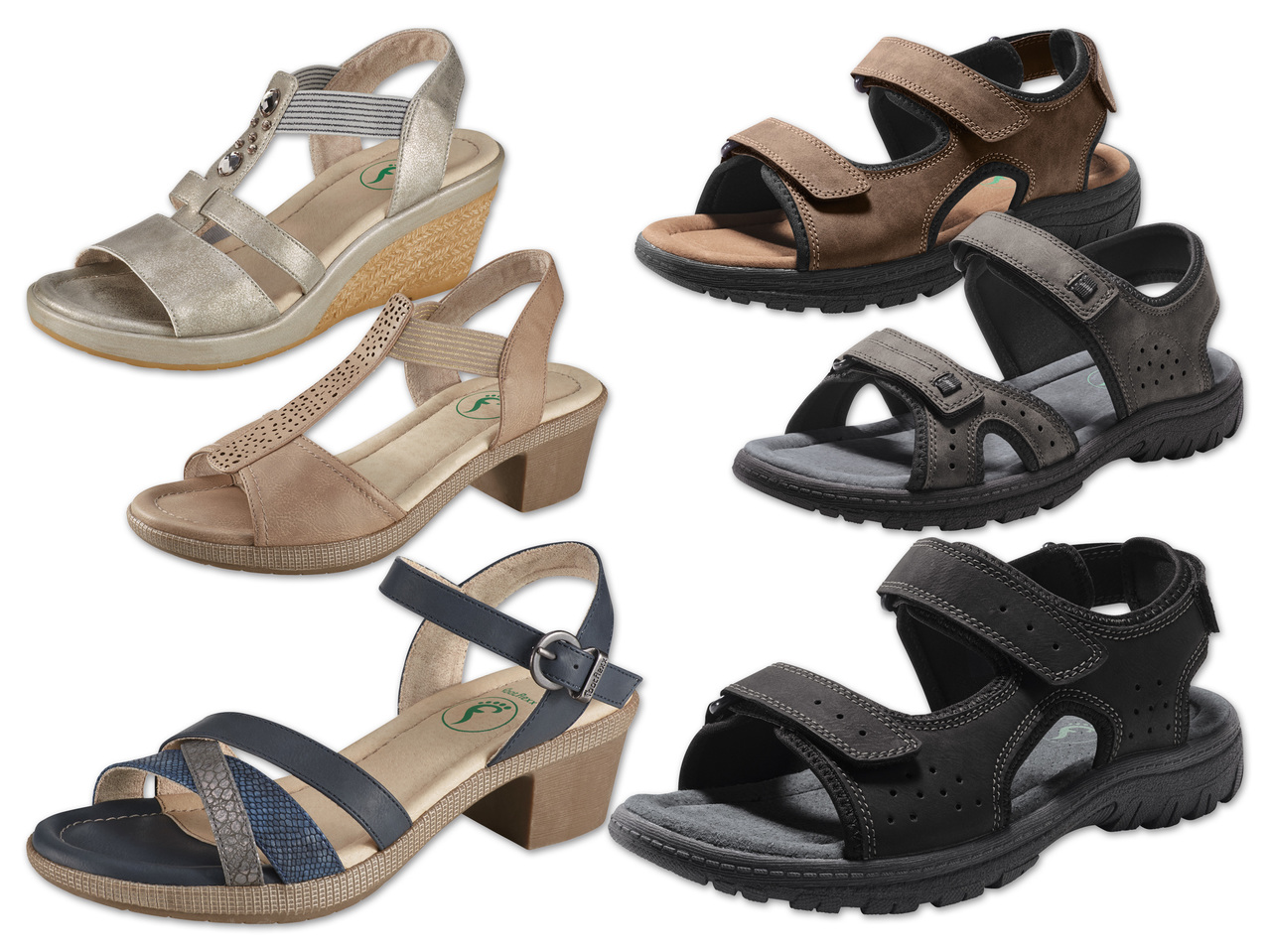 FOOTFLEXX(R) Damen/Herren Sandalen1