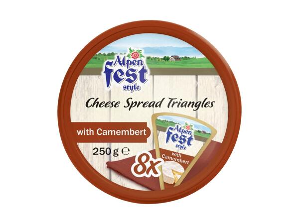 Cheese Spread Triangles