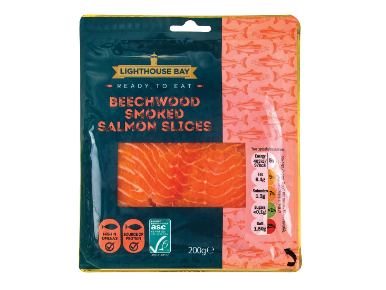 LIGHTHOUSE BAY Beechwood Smoked Salmon