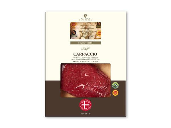 PÅLÆGSSLAGTEREN Carpaccio med olivenolie