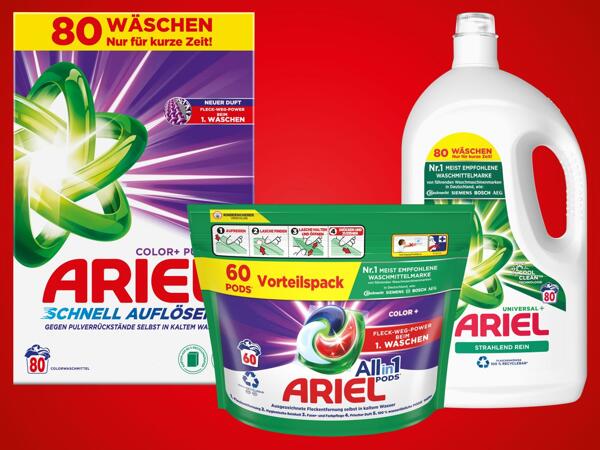 Pods oder Waschmittel
