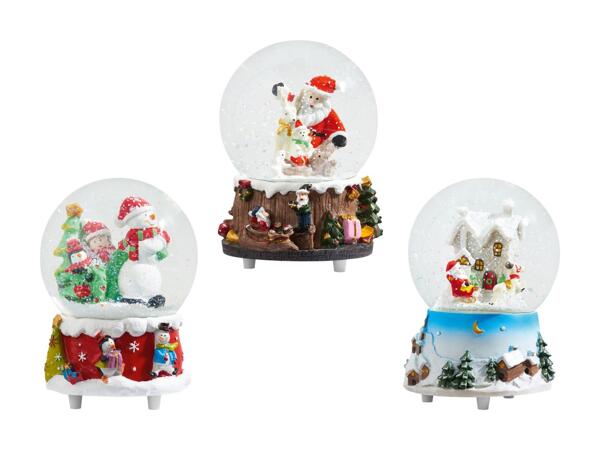 Boule de neige/horloge musicale