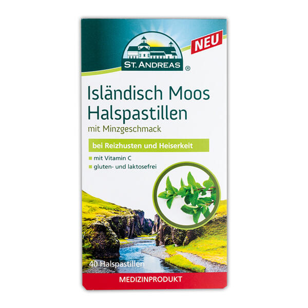 Isländisch Moos Halspastillen