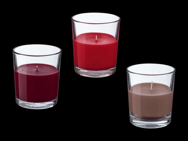 Duftkerze im Glas