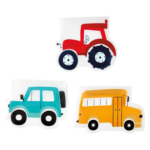 3 Pack Reusable Animal Bags - Truck, Bus, Car