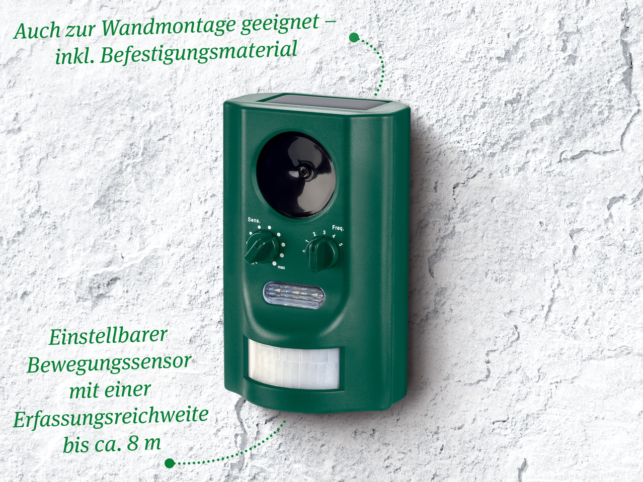 FLORABEST(R) Solar-Tiervertreiber mit Bewegungssensor