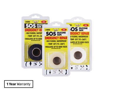 SOS Silicone Tape or Epoxy Putty