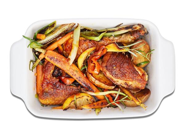 Livarno Home Stoneware Oven Dish - 2 Piece Set