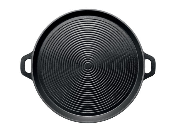 Grillmeister Cast Iron Griddle / Grill Pan