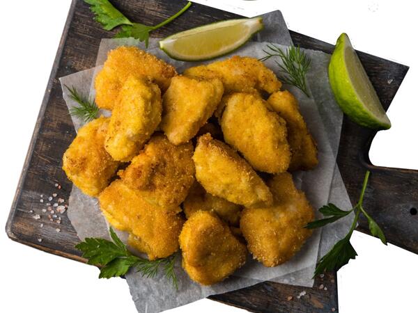 Hendl Nuggets mit Dips