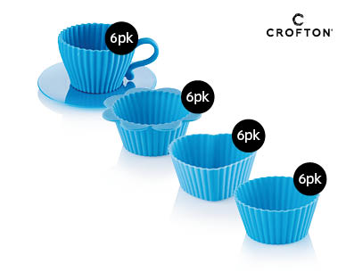 Reusable Silicone Cupcake Moulds 6pc