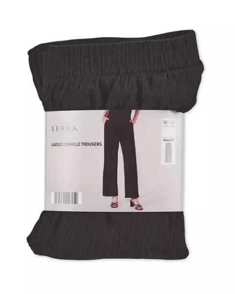 Printed Crinkle Trousers