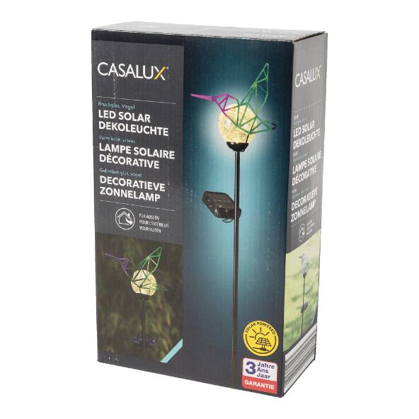 CASALUX(R) 				Dekorative Gartenbeleuchtung mit Solarenergie