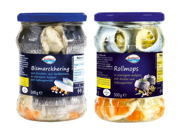 Rollmops oder Bismarckhering
