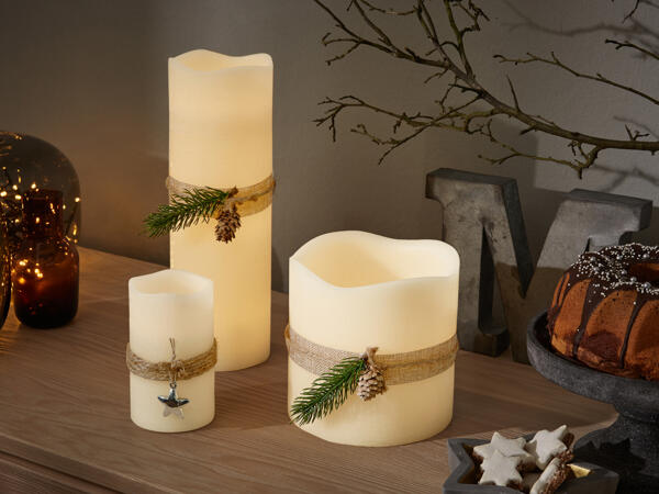 LED Real Wax Candle