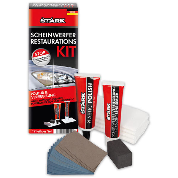 Scheinwerfer-Restaurations-Kit 19tlg.