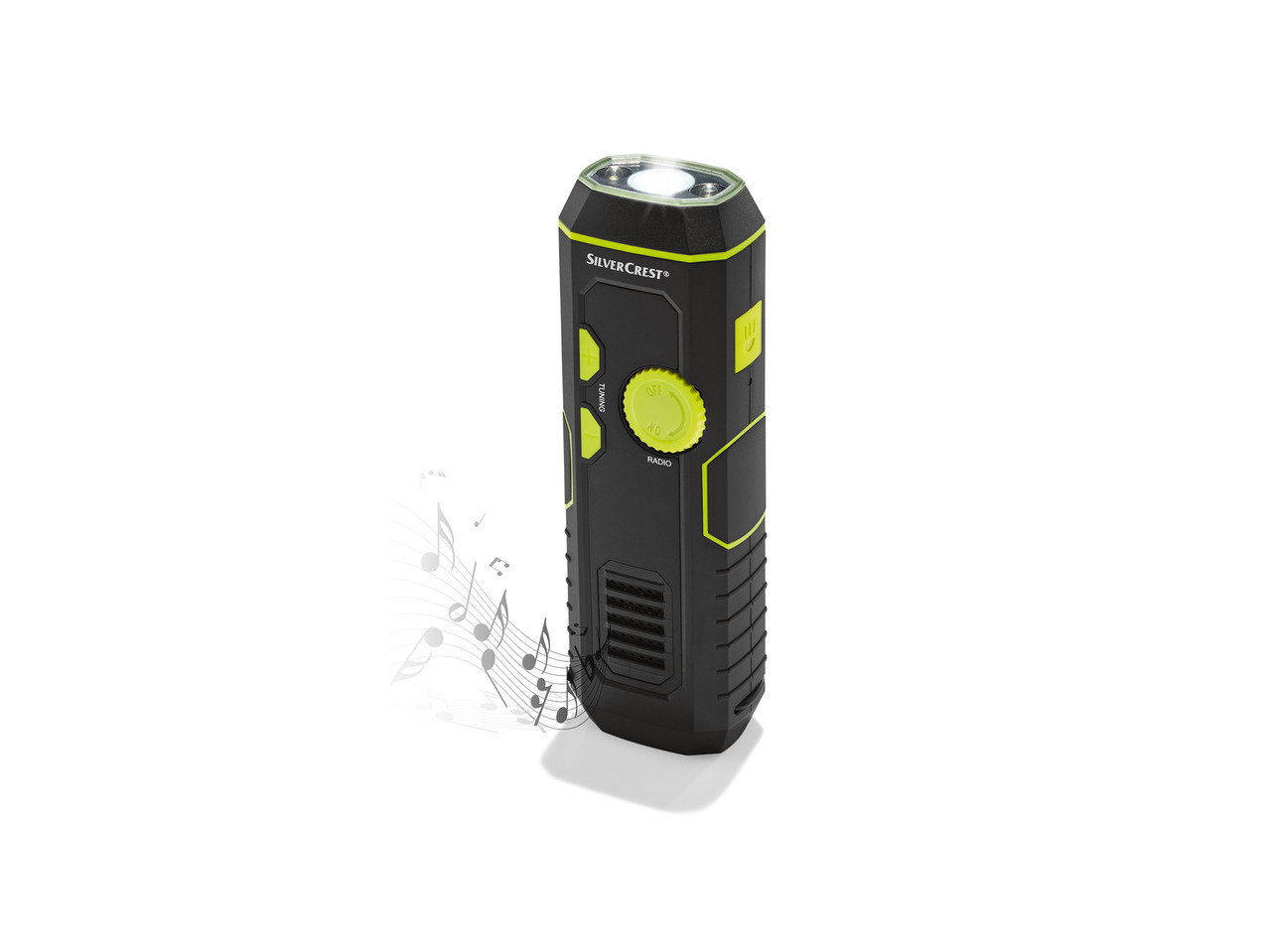 SILVERCREST(R) Dynamocampingradio med lygte