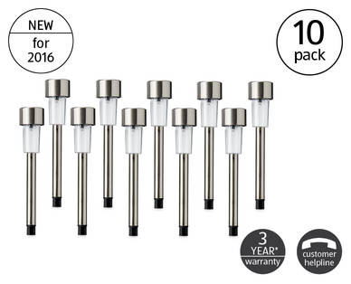 10 Solar Marker Lights