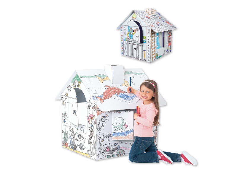 Playtive Junior Colour-In Playhouse
