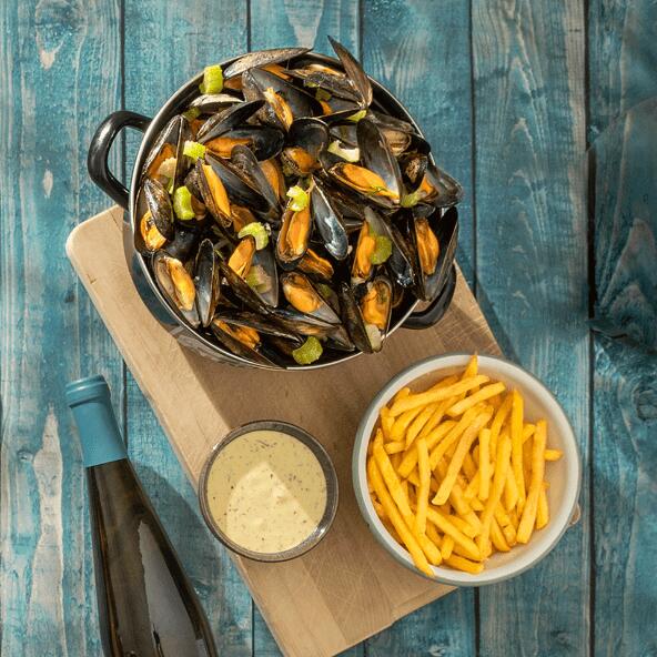 GOLDEN SEAFOOD(R) 				Frische seeländische „Super"-Muscheln